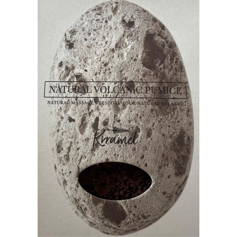 سنگ پا کارامل مدل NATURAL VOLCANIC PUMICE کد NX-0234