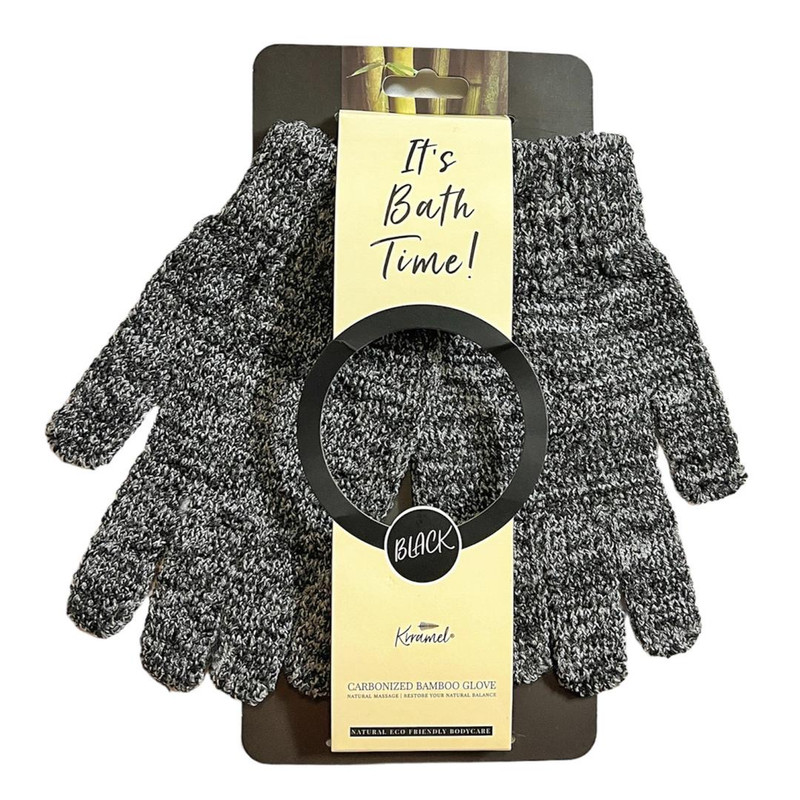 لیف دستکشی کارامل مدل CARBONIZED BAMBOO GLOVE کد NX-0117 بسته 2 عددی