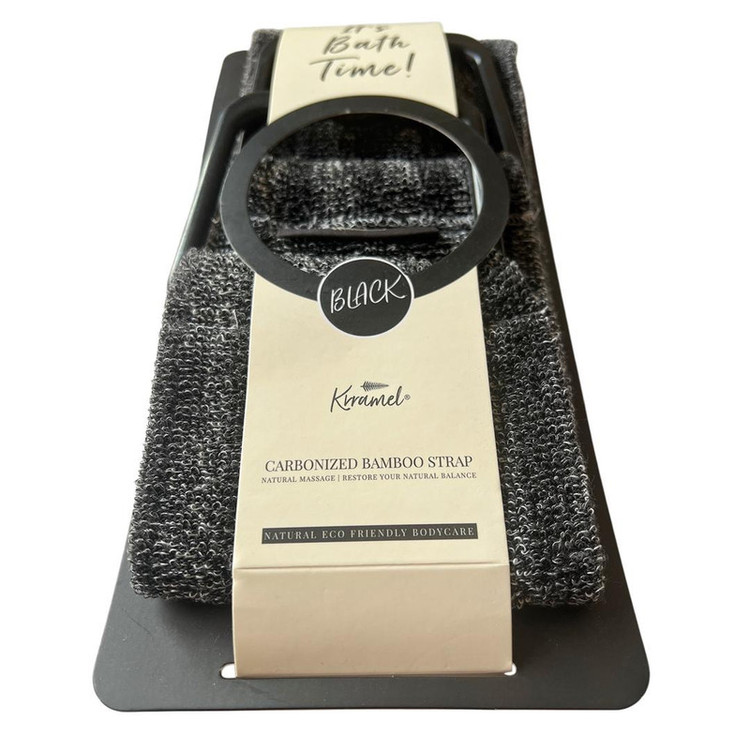 لیف حمام کارامل مدل پشت شور CARBONIZED BAMBOO GLOVE کد NX-0112