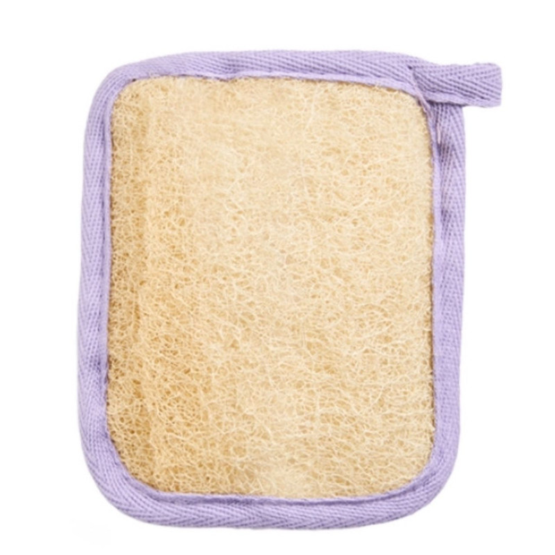 لیف حمام بالمی مدل لوفا صابون دار Violet Flower & Sage scented