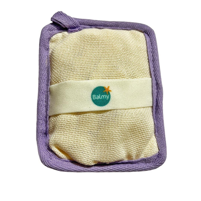 لیف حمام بالمی مدل لوفا صابون دار Violet Flower & Sage scented