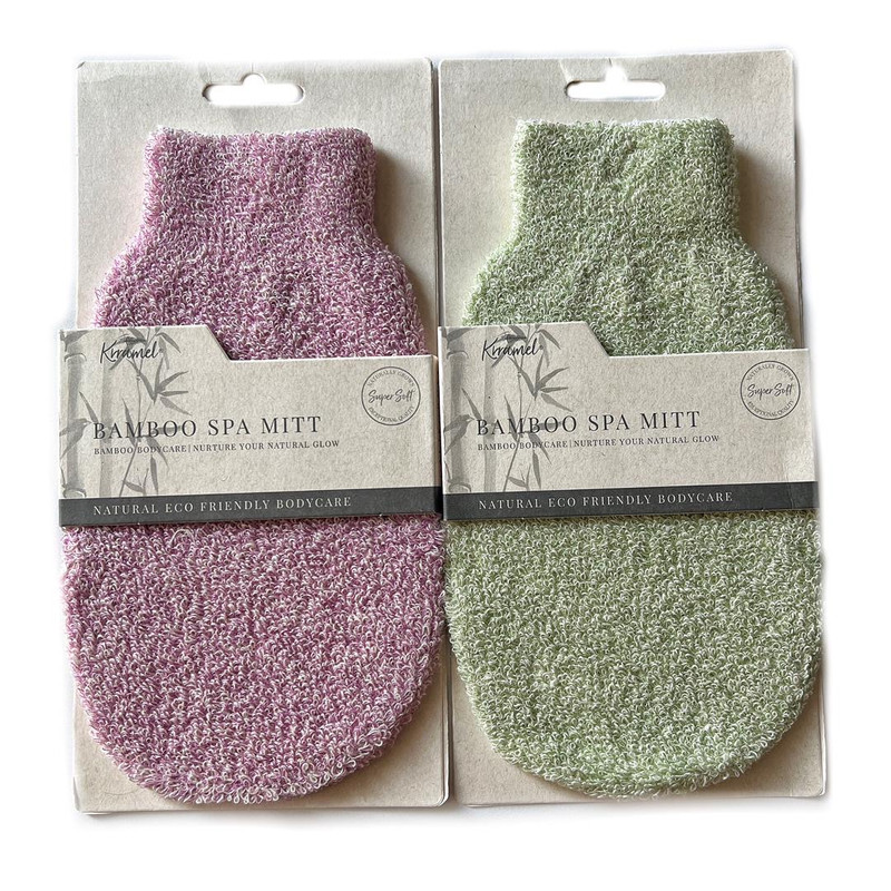 لیف دستکشی کارامل مدل BAMBOO SPA MITT کد NX-0372