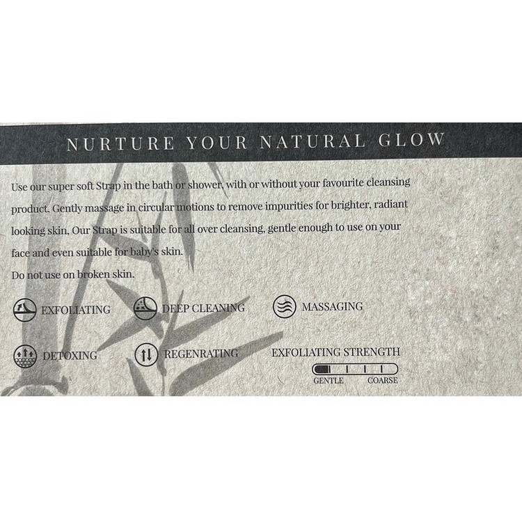 لیف دستکشی کارامل مدل BAMBOO SPA MITT کد NX-0372