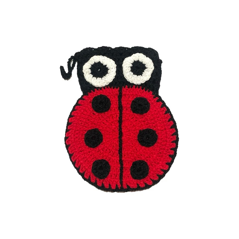 لیف حمام آویز مدل کفشدوزک کد ladybug2003