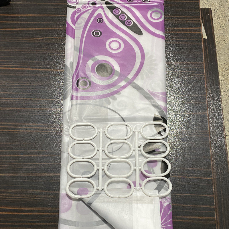 پرده حمام کد PH224 سایز 180x180 سانتی متر