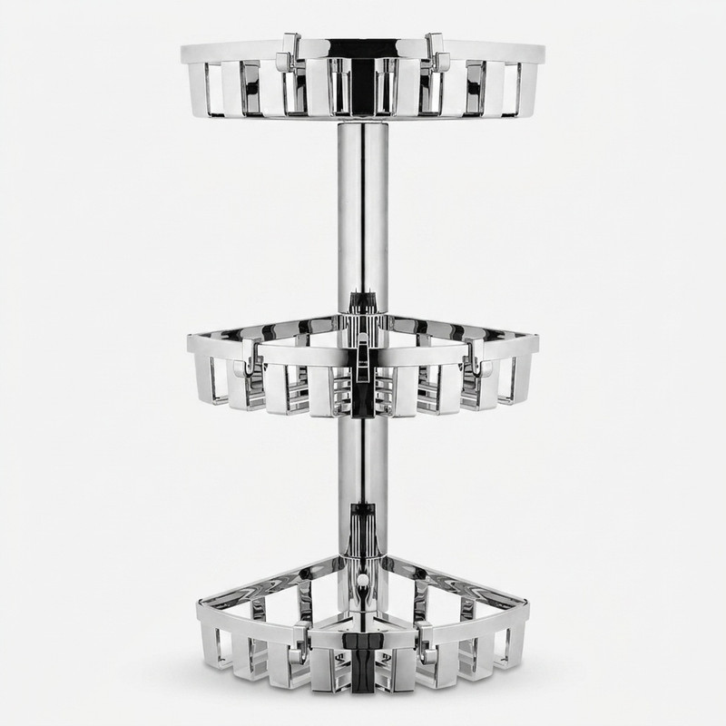 استند و قفسه نگهدارنده حمام دیواری مدل 001