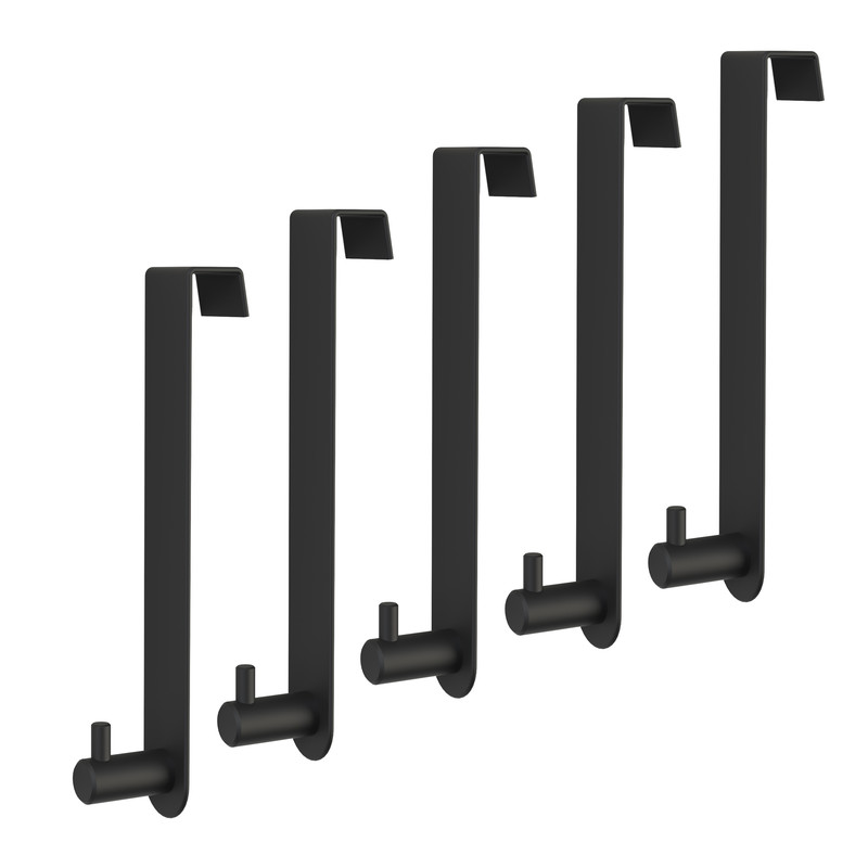 آویز حوله طرح پشت دری مدل BQ-5 بسته 5 عددی