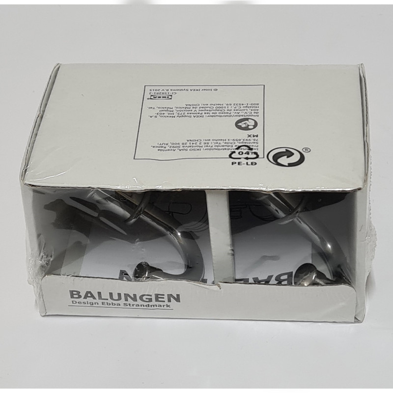 آویز حوله ایکیا مدل BALUNGEN کد 702.930.28 بسته 2 عددی