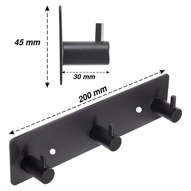 آویز حوله دیواری مدل Hooks-3