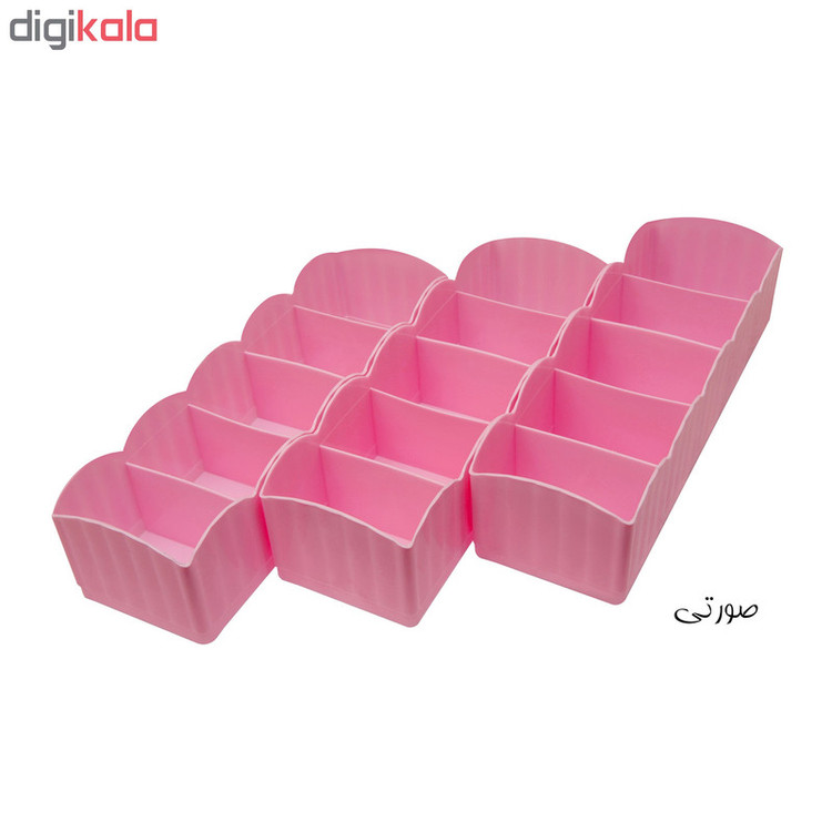 نظم دهنده کشو مدل Colorful بسته 3 عددی