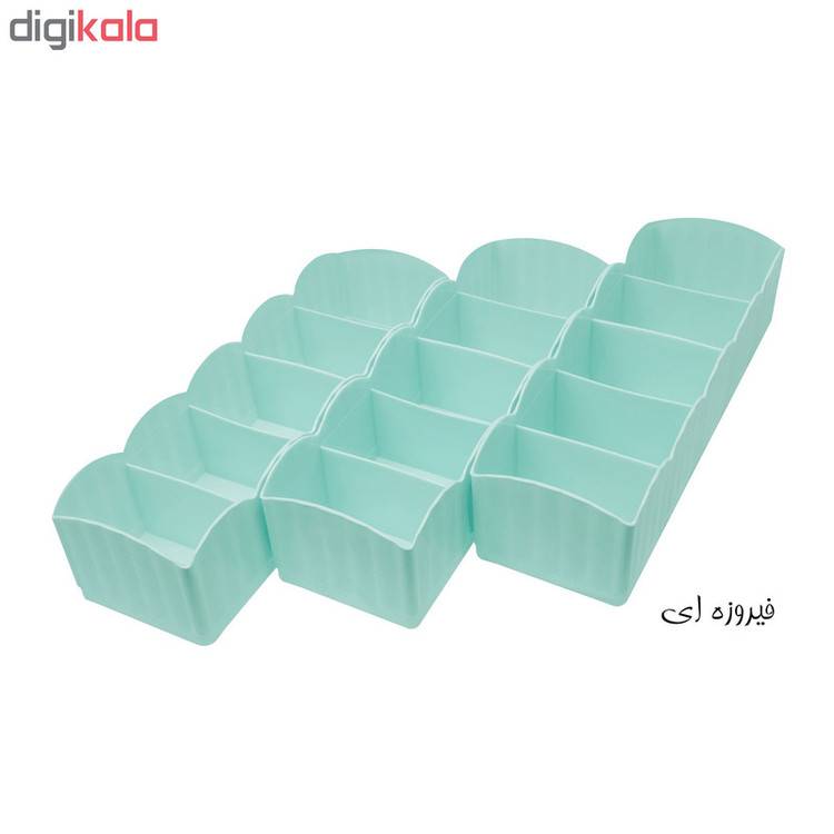 نظم دهنده کشو مدل Colorful بسته 3 عددی