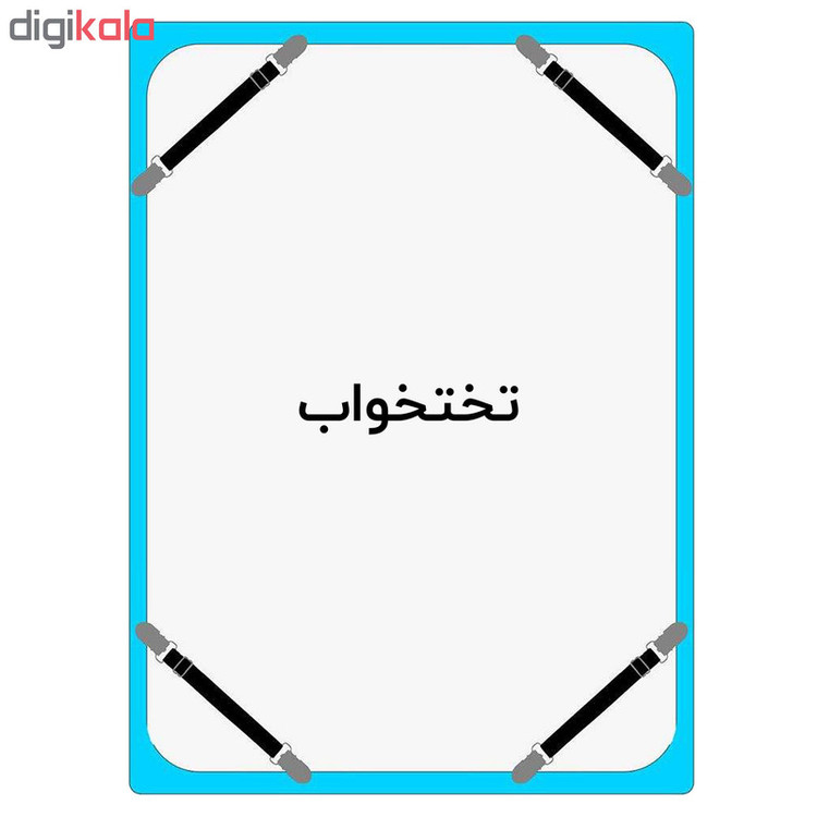 نظم دهنده روتختی زیبا مدل Linear بسته 4 عددی