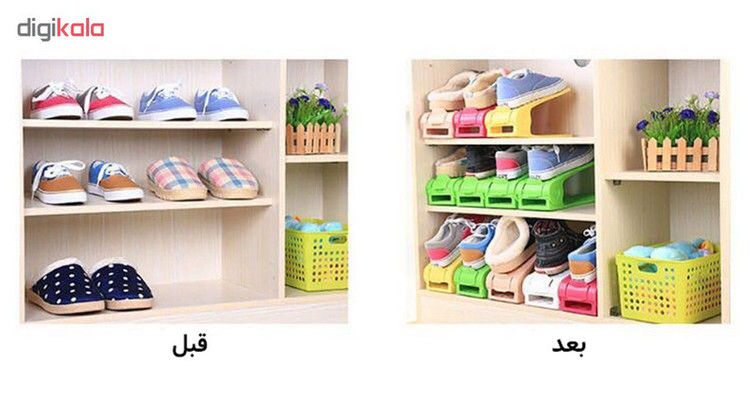 نگهدارنده و نظم دهنده کفش مدل SH202 بسته 2 عددی