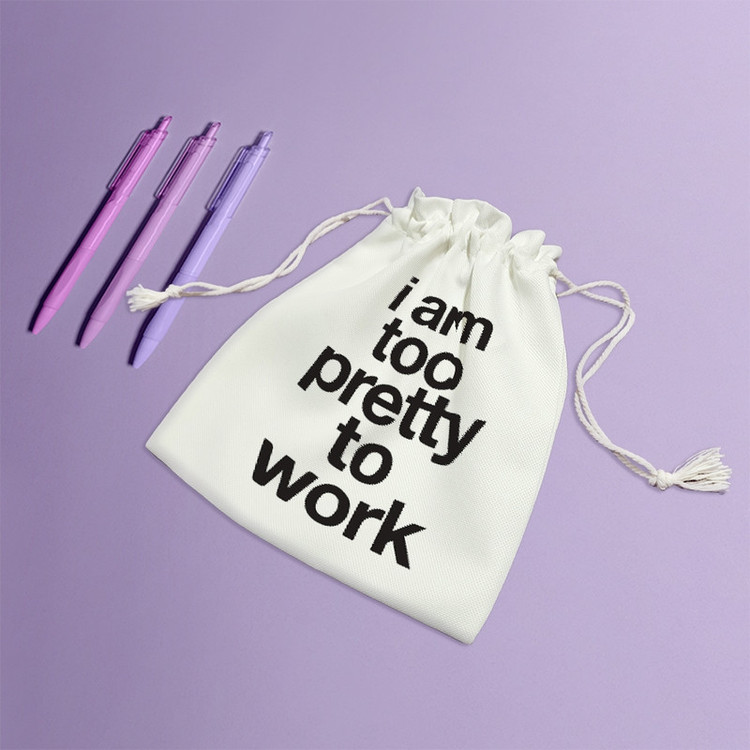 نظم دهنده خندالو مدل I Am Too Pretty To Work کد 6564-S