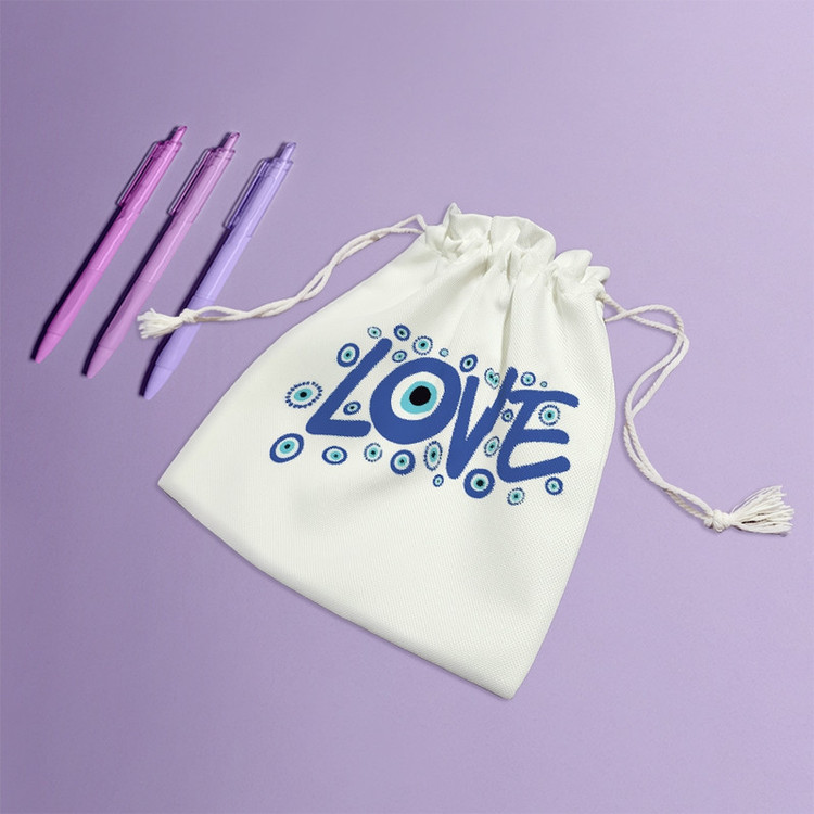 نظم دهنده خندالو مدل چشم زخمی Love کد 7393-S