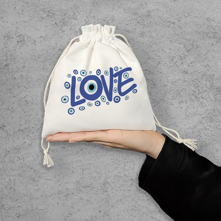 نظم دهنده خندالو مدل چشم زخمی Love کد 7393-S