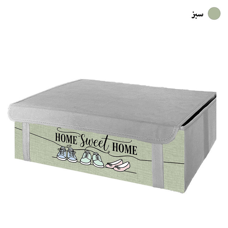 نظم دهنده کفش طرح لینن HOME SWEET HOME کد SH1