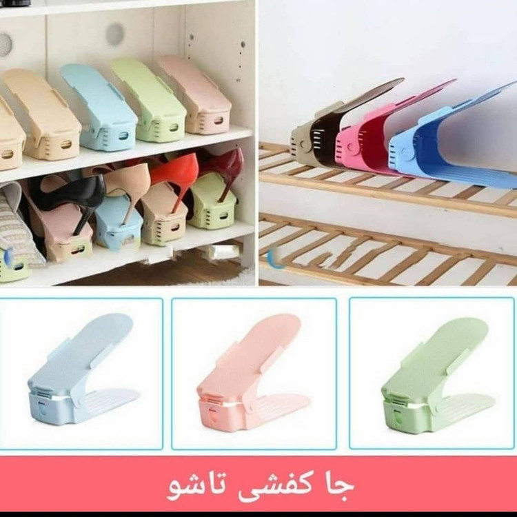 نظم دهنده کفش مروارید مدل تاشو بسته 10 عددی