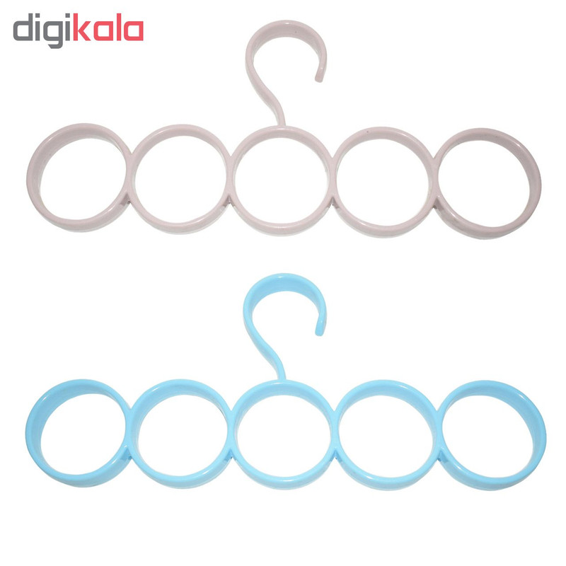آویز شال و روسری مدل Circle 5 کد05456 بسته 2 عددی
