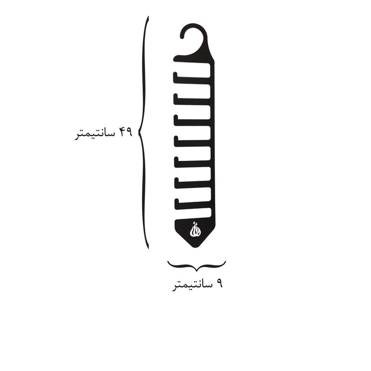 آویز کراوات خان مدل موسیو کد KMU45