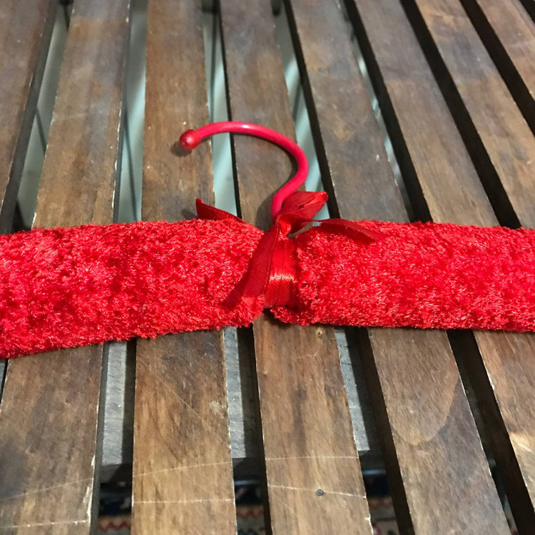 چوب لباسی مدل فانتزی طرح حوله ای بسته 5 عددی