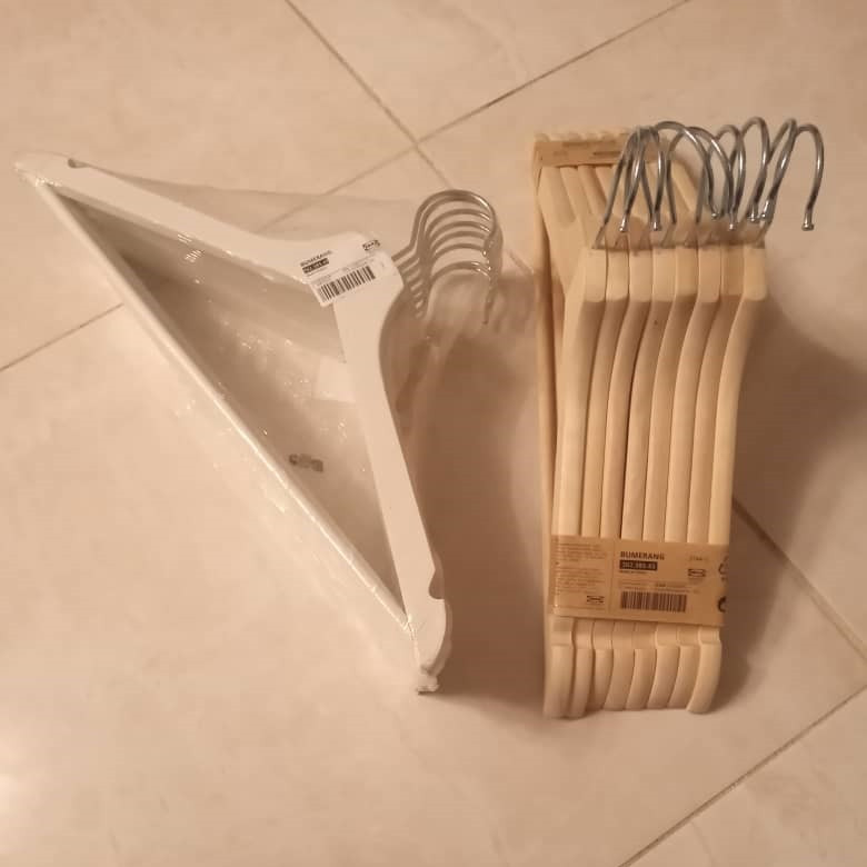 چوب لباسی ایکیا کد 385 M بسته 8 عددی