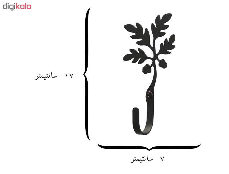 آویز لباس مدل بلوط کد KMH92