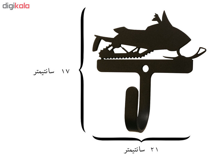 آویز لباس طرح اسنوموبیل کد KMH79