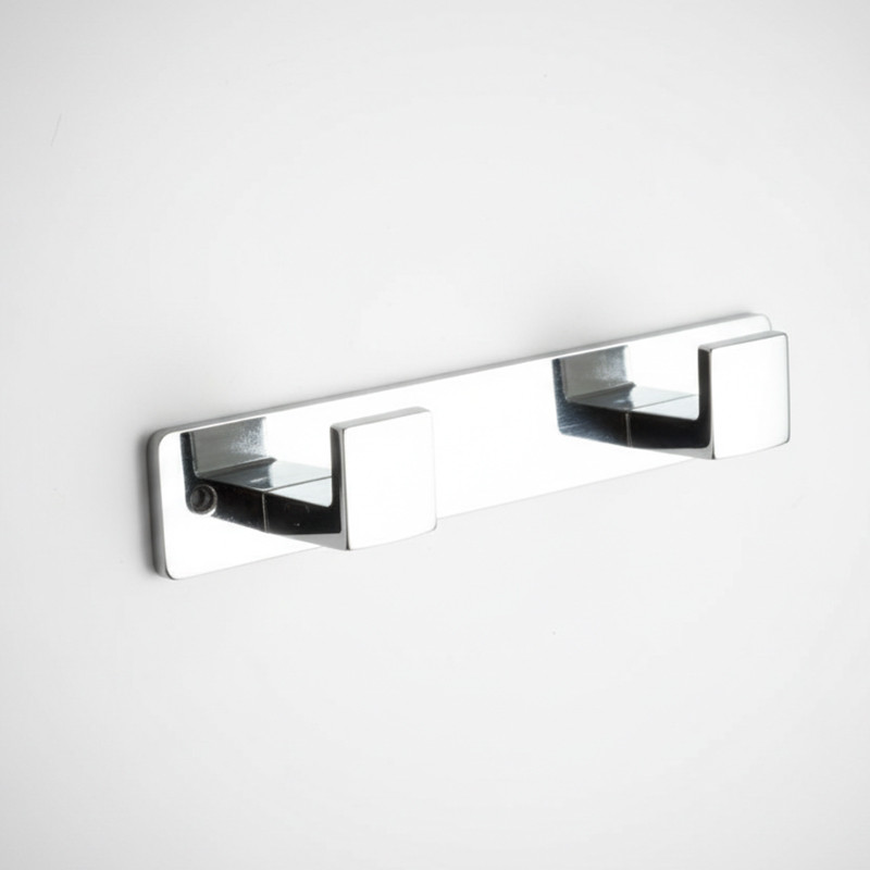 آویز لباس دلفین مدل دو شاخه مستطیلی چسبی کد Org-2