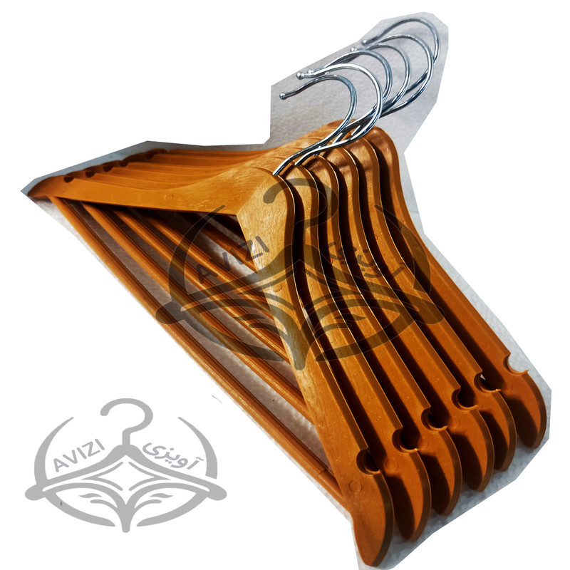 چوب لباسی طرح چوب افرا کد 35 بسته 24 عددی