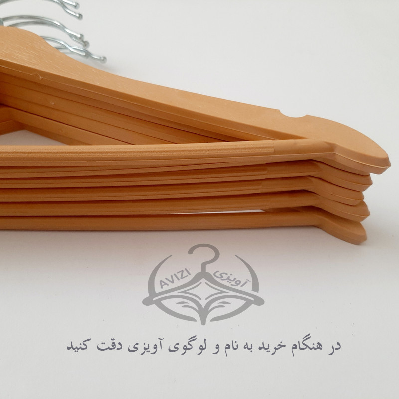 چوب لباسی طرح چوب افرا کد 35 بسته 24 عددی