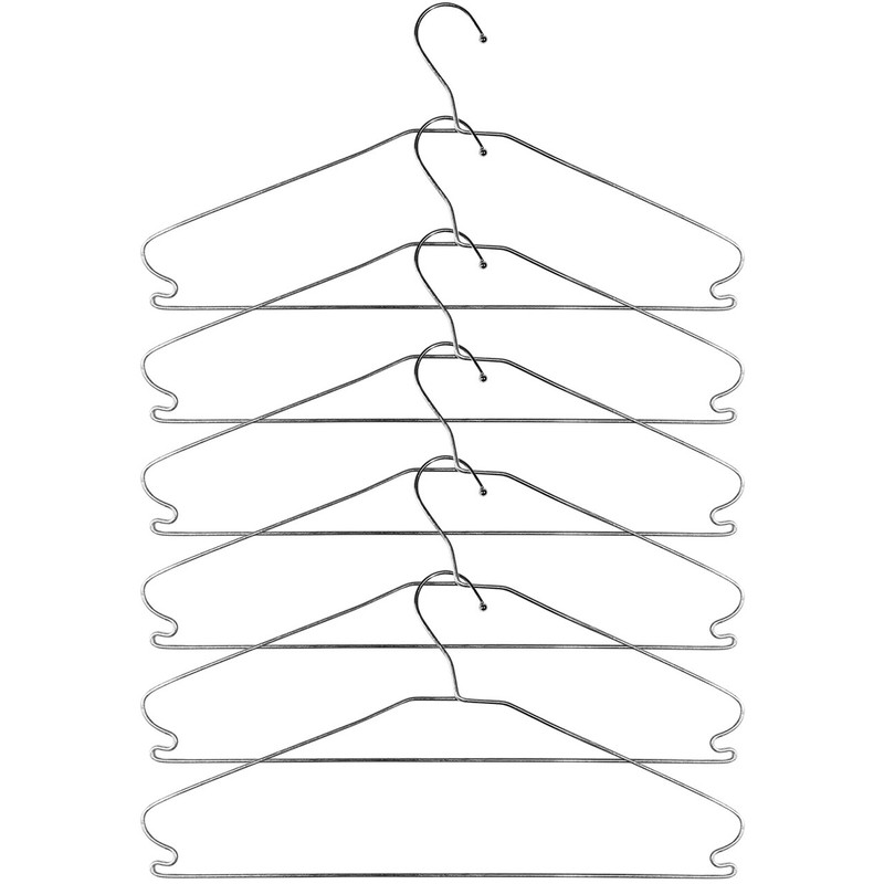 چوب لباسی امیر مدل A22 مجموعه 6 عددی