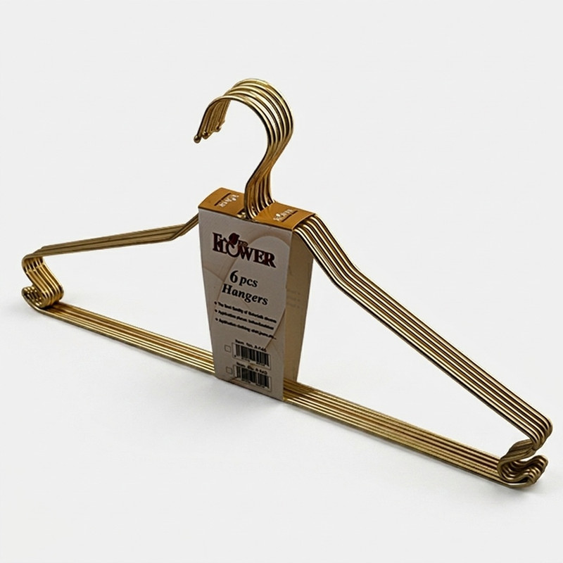 چوب لباسی مدل f - G06 بسته 6 عددی