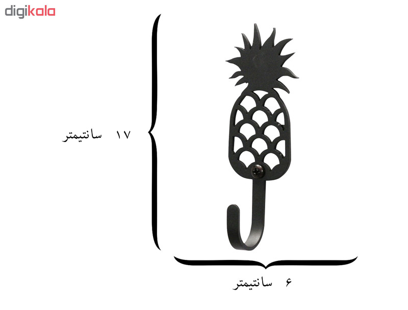 آویز لباس طرح آناناس کد KMH81