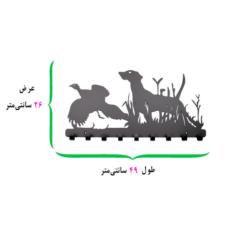 آویز لباس ملو مدل پوینتر2 کد KMH55