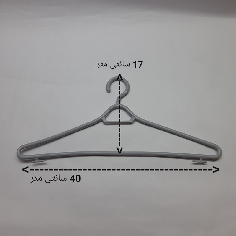 چوب لباسی مدل استوانه ای بسته 6 عددی