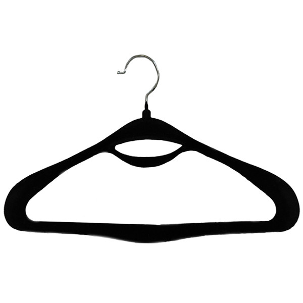 چوب لباسی مدل مخملی کتی کد 06 بسته 4 عددی