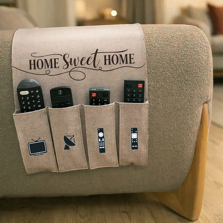 جای ریموت کنترل طرح لینن مدل HOME SWEET HOME کد R1