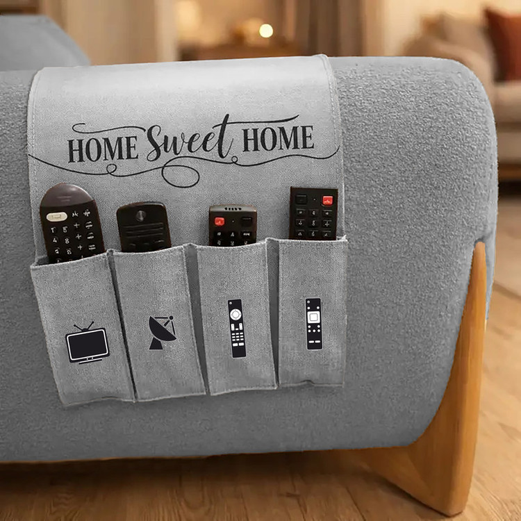 جای ریموت کنترل طرح لینن مدل HOME SWEET HOME کد R1