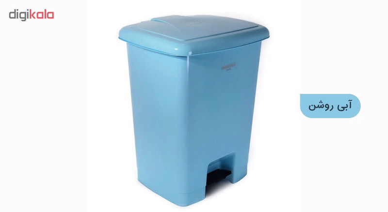 سطل زباله پدالی ممتاز پلاستیک مدل 730 ظرفیت 25 لیتری