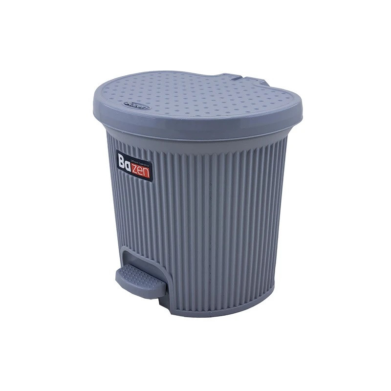 سطل زباله پدالی بازن مدل گرافیک کد 2265 گنجایش 5 لیتر