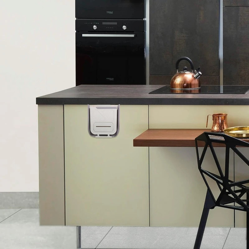 سطل زباله کابینتی تاشو مدل 1369n 3671 ظرفیت 5 لیتر