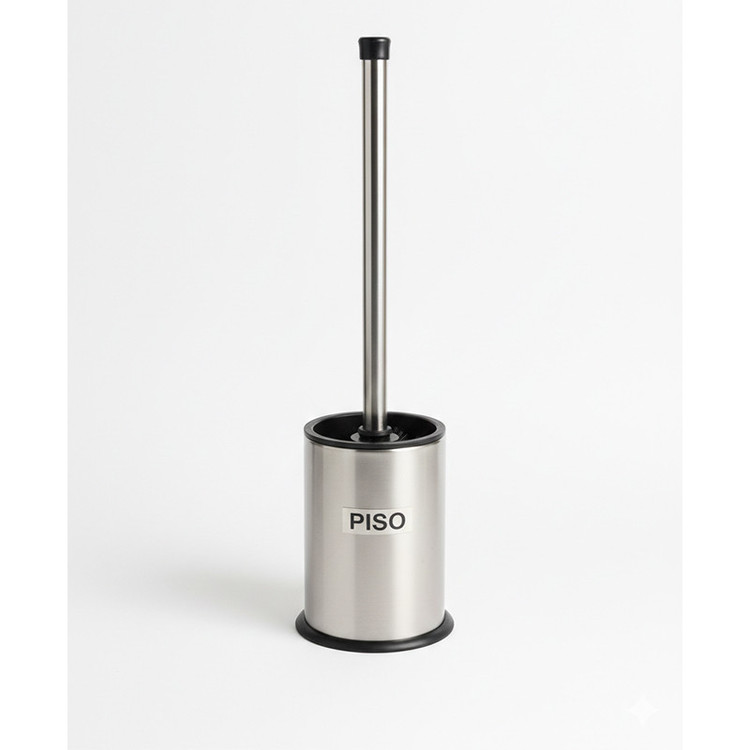 ست سطل زباله و فرچه پیسو مدل P-3-ltr گنجایش 3 لیتر