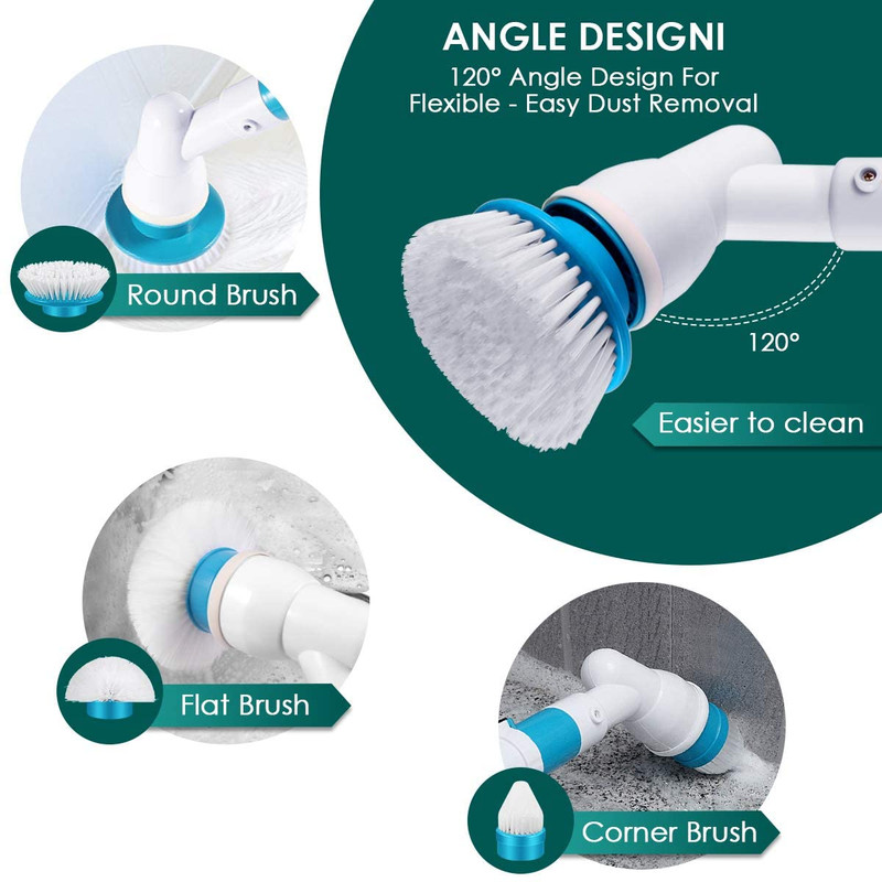 زمین شوی برقی مدل اسپین اسکرابر کد 3in1