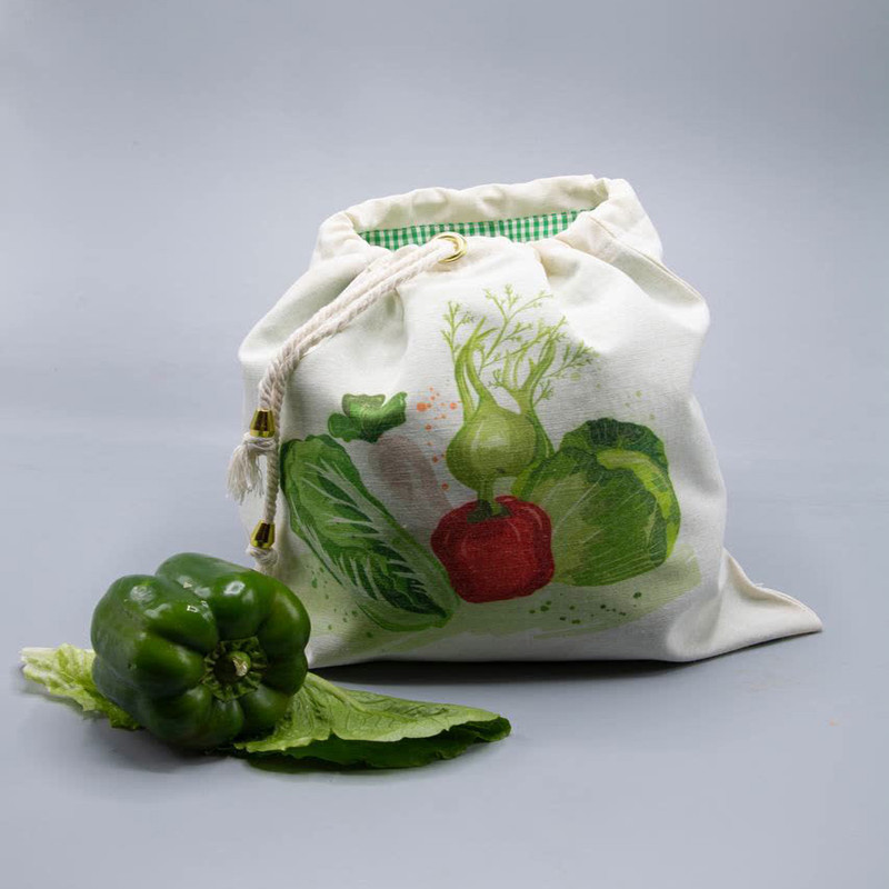 کیسه سبزی مدل میوه بسته 5 عددی