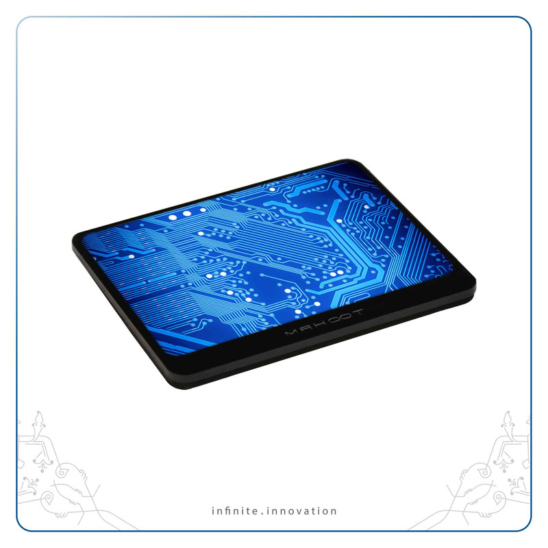 زیر لیوانی ماهوت مدل Blue-Printed-Circuit-Board