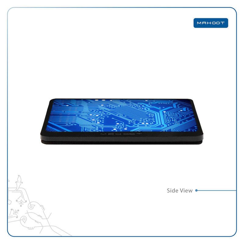 زیر لیوانی ماهوت مدل Blue-Printed-Circuit-Board