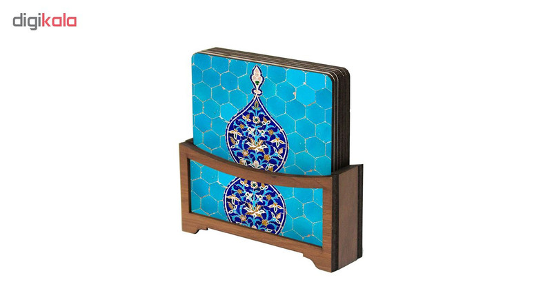 زیر لیوانی تهران جی اف ایکس مدل ZL-3260 بسته 6 عددی
