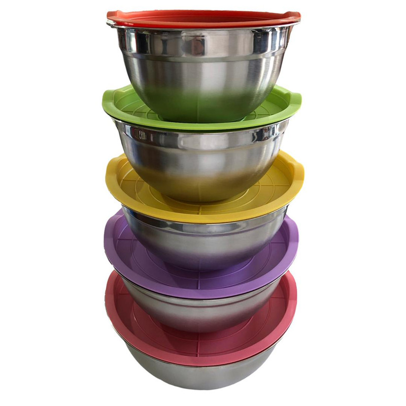 لگن آشپزخانه مدل SALAD BOWL مجموعه 5 عددی