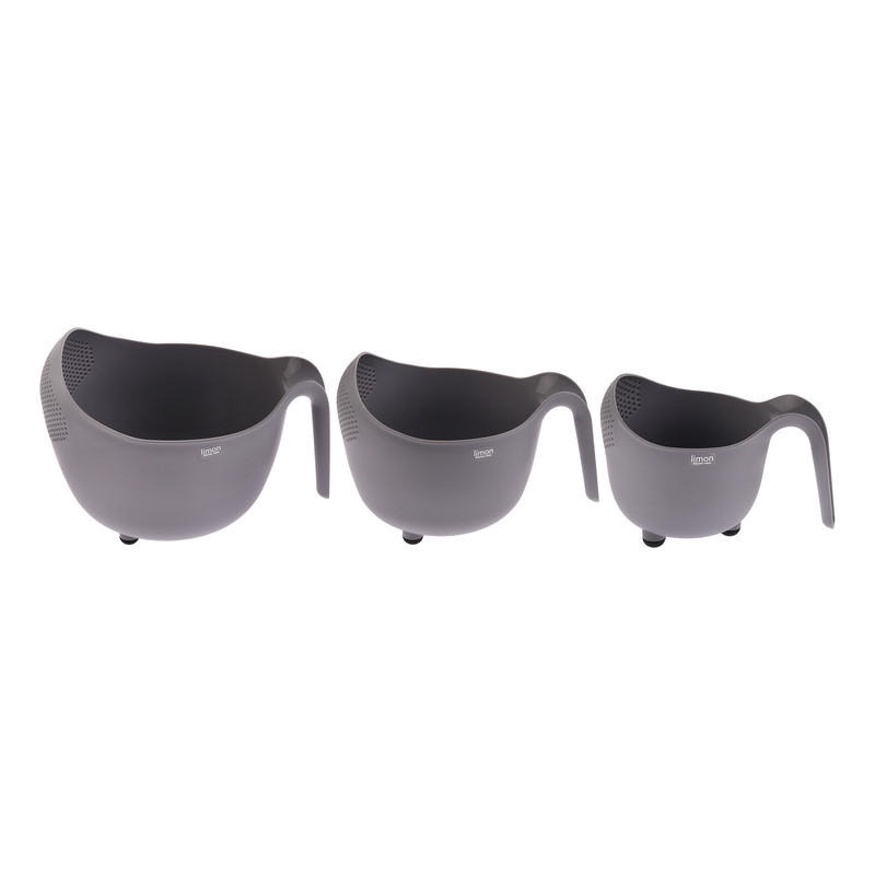 آبکش و آبگیر لیمون مدل Non Slip مجموعه 3 عددی